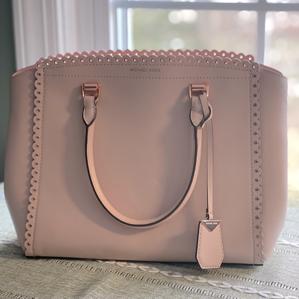 Michael Kors Pink Satchel NEVER USED Mint Condition